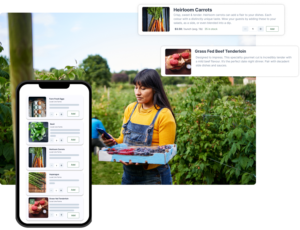 Home page storefront